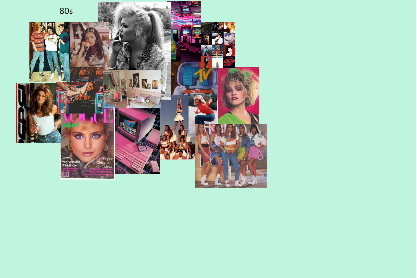 80s moodboard